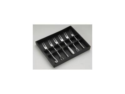 Jean dubost cof.6 four.cocktail inox forge ass.*96003