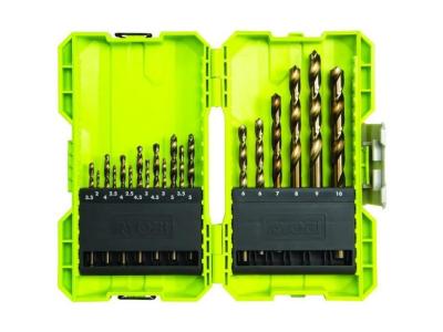 Ryobi - Coffret empilable 19 forets HSS m&eacute;tal 2 &agrave; 10 mm - RAK19HSS2