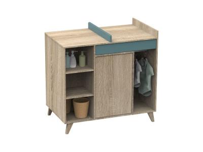 Commode &Agrave; Langer &Eacute;volutive Nova Argile Douce - Sauthon Meubles