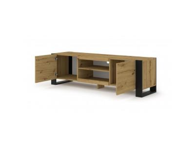 Buffet cm 158 x 40 x 84h mondi couleur ch&ecirc;ne rustique - Bim Supplies