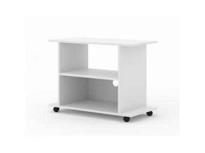 Meuble TV moderne blanc mat fabriqu&eacute; en HDF et ABS Bim Furniture