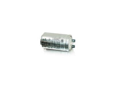 Condensateur 8uf 425v/475v avec connecteur pour seche-linge aeg -