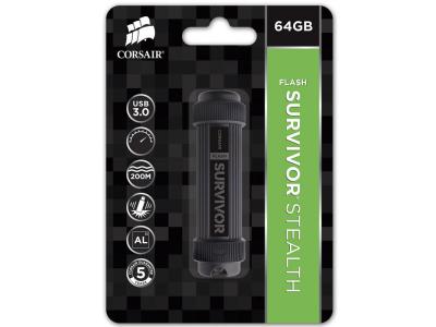 Corsair flash survivor stealth 3.0 64 go CMFSS3B-64GB