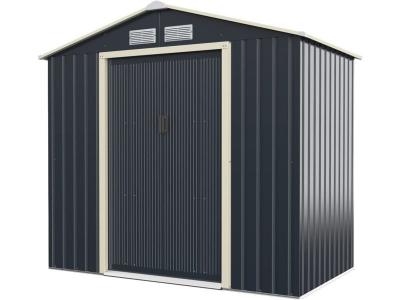 Abri de Jardin en M&eacute;tal - GOPLUS - 2.7M&sup2; - Porte Coulissante - Bouches d'A&eacute;ration