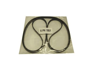 Courroie 1951 H6 / H7 poly v pour seche linge Candy 03850301