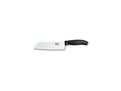 Couteau Santoku ""Victorinox Swiss Classic"", fibrox noir, lame 17 cm