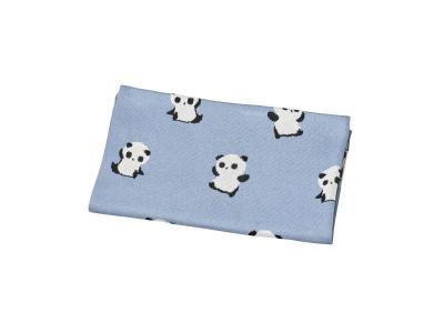 Couverture Maille B&eacute;b&eacute; Bleue Chao Chao - Sauthon Baby Deco