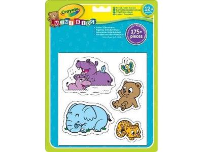 Gommettes g&eacute;antes animaux Crayola Mini Kids