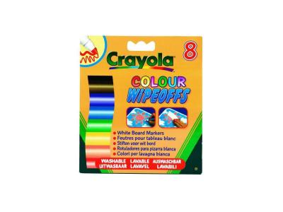 Crayons 8 feutres &agrave; colorier effa&ccedil;ables &agrave; sec CRA5010065082236
