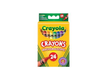 Crayons - Bo&icirc;te de 24 crayons doux &agrave; la cire