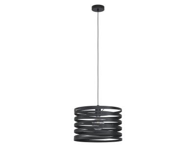 Cremella Plafonnier Suspension Cylindrique Noir