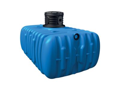 Lot r&eacute;cup&eacute;rateur d'eau de pluie maison premium Flat Graf 3000 L