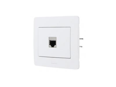 DIAM2 prise RJ12 ou RJ45 blanc - Blanc