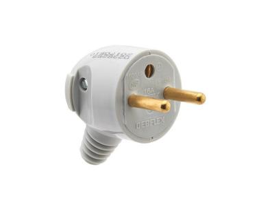 Fiches m&acirc;les 2p+t 16 a fiche m&acirc;le 10/16 a gris 1 pi&egrave;ce(s) - debflex