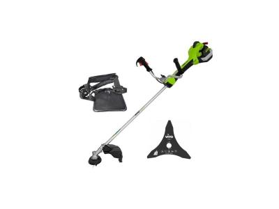 Debroussailleuse thermique 47Cm3 Moteur 2T 2.7CV + Bobine avec fil + lame 3 dents + Harnais 