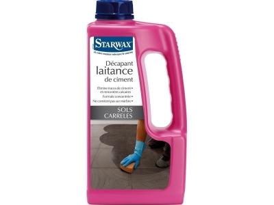 Starwax - D&eacute;capant laitance de ciment pour carrelages 1L