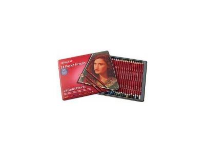 Derwent, Set de 24 Crayons Pastels, Qualit&eacute; Professionnelle, 32992