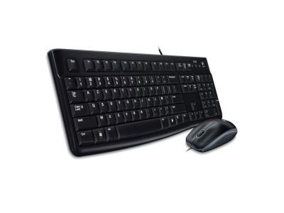 Logitech Desktop MK120 - Ensemble clavier et souris - USB - Belge