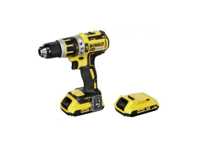 DeWalt DCD795D2-QW 18V 2x 2,0 Ah Perceuse-visseuse &agrave; percussion 