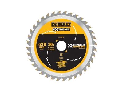 DT99565-QZ - tationarylame de cie Circulaire xr extr&ecirc;me runtime 210mm x 30mm 24D 20 &deg; - Dewalt