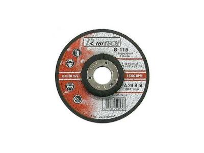 Ribitech PRDAEA115 Disque d'&eacute;bavurage en acier 115 x 6,4 x 22,2 mm