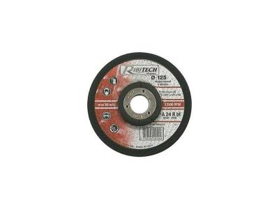 Ribitech PRDAEA125 Disque d'&eacute;bavurage en acier 125 x 6,4 x 22,2 mm
