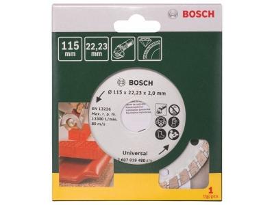 Bosch Accessories 2607019480 Disque diamant pour Meuleuse Turbo 115 mm