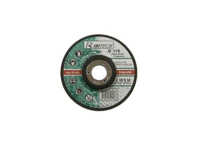 Ribitech PRDATM125 Disque &agrave; centre d&eacute;presso pour mat&eacute;riaux Noir