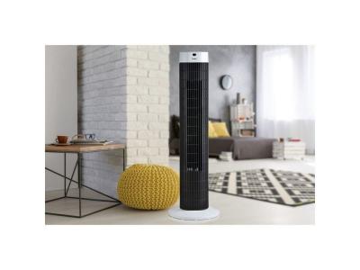 Ventilateur tour 77 cm 45 w Noir et blanc DO8126 Domo Multicolore