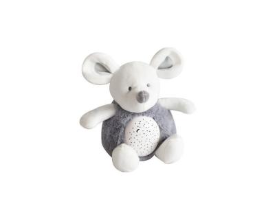Veilleuse musicale peluche souris (20 cm) Doudou et Compagnie