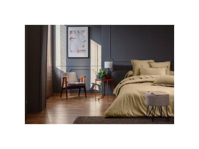 Drap plat satin de coton 180x290 cm beige BA80-1829 LIN