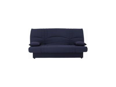 Dream banquette clic clac 3 places - tissu bleu fonc&eacute; - slyle contemporain - l 190 x p 92 cm