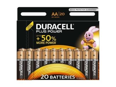 Duracell Plus AA Mignon Lot de 20 Piles alcalines LR6 LR6/MN1500