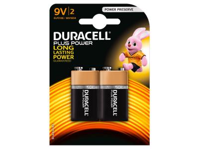Duracell Plus Power MN1604 - Batterie 2 x 9V - Alcaline