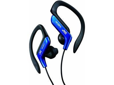 Ecouteurs clip sport ajustables finition bleue jvc ha-eb75-a-e nc