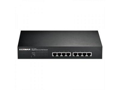 Commutateur r&eacute;seau de bureau edimax gs-1008p 8 puertos poe+