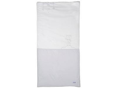 Edredon pour lit b&eacute;b&eacute; 140x70cm en Coton polyurethane Gris