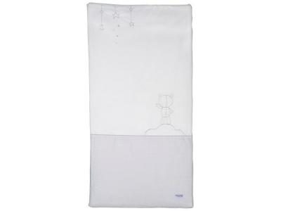 Edredon pour lit b&eacute;b&eacute; 120x60cm en Coton polyurethane Blanc
