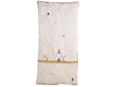 Edredon pour lit b&eacute;b&eacute; 140X70cm en Polyester Beige