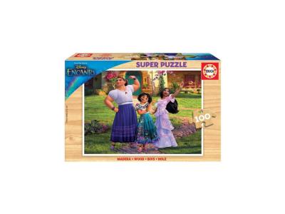 Educa Borras 100 Pieces Encanto Disney Madera Wooden Puzzle Vert
