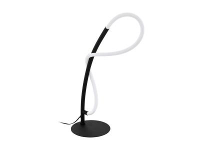 Egidonella Lampe de table LED int&eacute;gr&eacute;e Noir