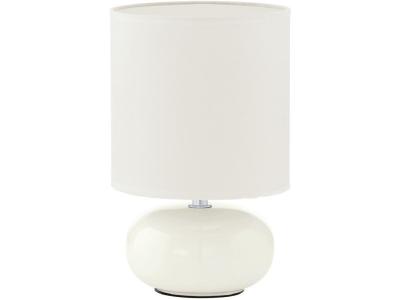 Eglo 93046 Lampe de Table, C&eacute;ramique, E14, Blanc