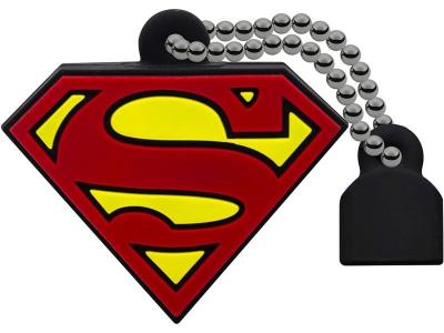 Cl&eacute; USB 2.0 Emtec 16 Go Collector Superman Rouge et jaune 