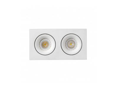 Arg&oacute;n Lampe encastrable au plafond blanc de faro