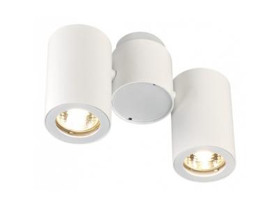 Enola_b Spot Double, Applique Et Plafonnier, Blanc, 2xgu10, Max. 2x50w