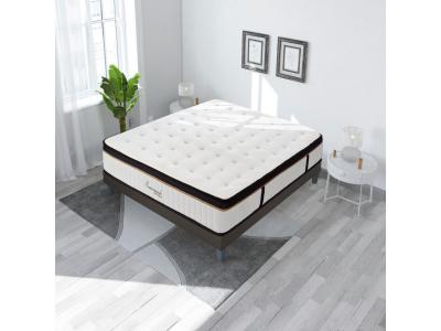 Ensemble matelas &agrave; M&eacute;moire de forme et sommier 90x190