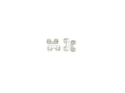 Ensemble support de roulette complet x4 pour lave-vaisselle - aeg - 7138437