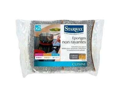 Eponge argent non rayante Starwax - Vendu par 2