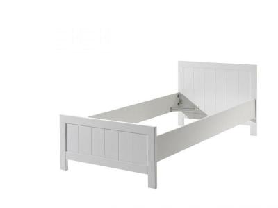 Vipack - Erik Pans Lit Bebe Transformable Blanc
