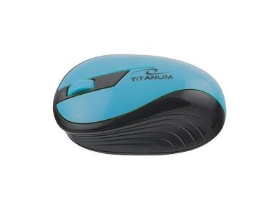 Souris sans Fil Esperanza Titanum Rainbow 3D TM114T (Noir/Bleu)